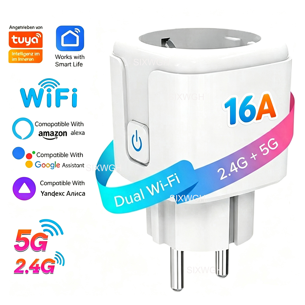 Prise intelligente Tuya WiFi d - Timer Dual Outlet avis et prix